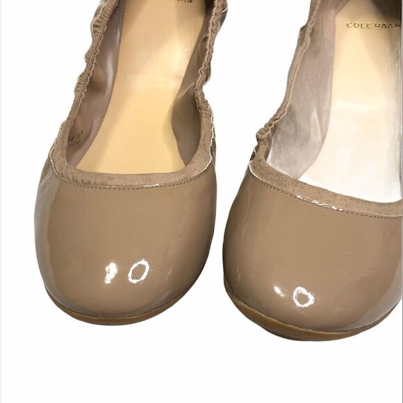 𝅺cole Haan Ashlyn Patent Back Bow Ballet Flat Shoes - Picture 2 of 8